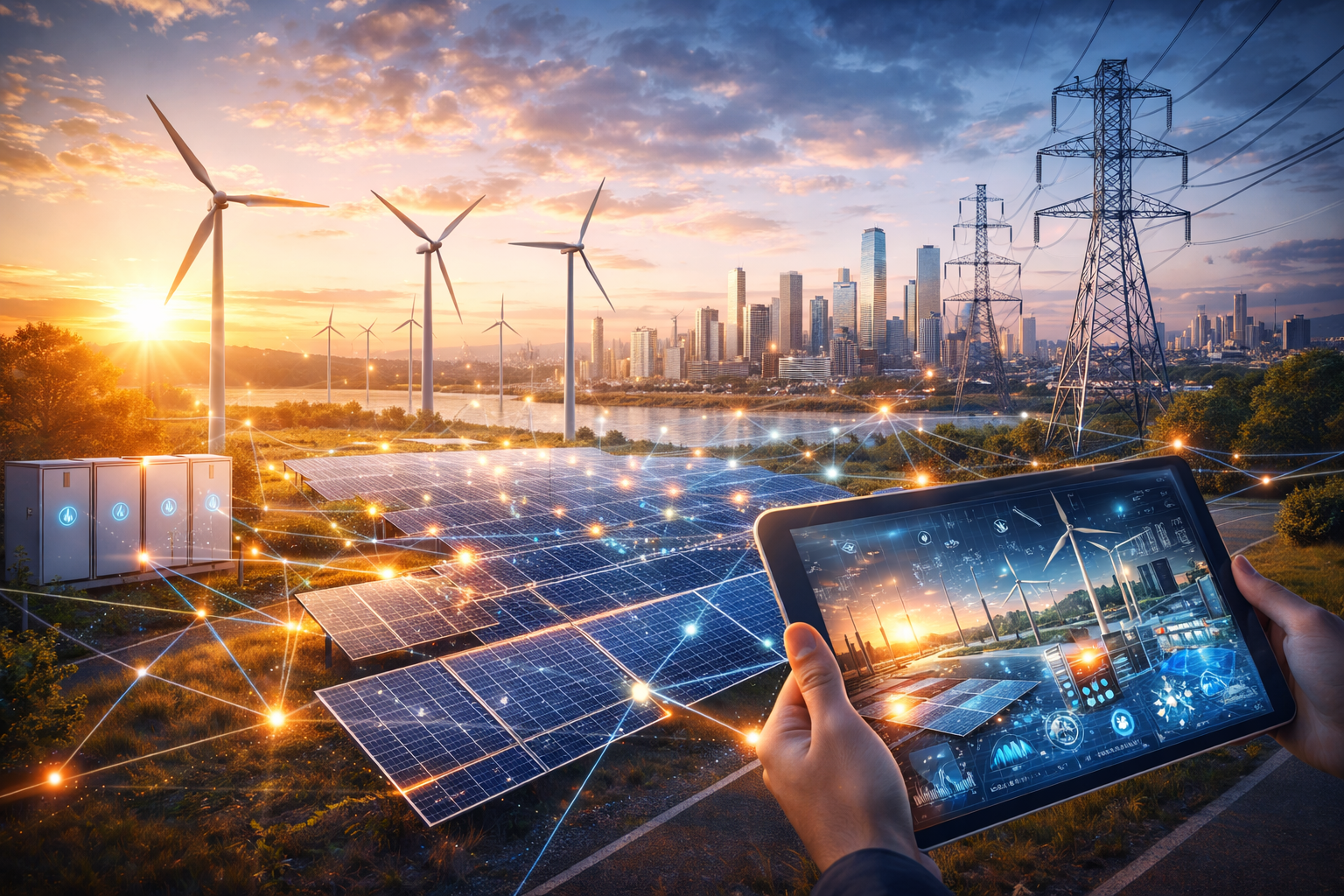 Smart Grid & Renewable Energy Hero